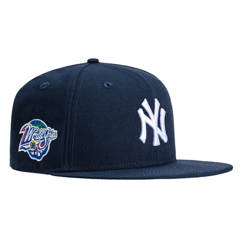 New Era 59Fifty New York Yankees 1998 World Series Patch Hat - Navy