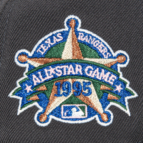 New Era 59Fifty Texas Rangers 1995 All Star Game Patch Hat - Graphite, Green