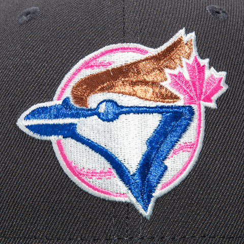 New Era 59Fifty Toronto Blue Jays 10th Anniversary Patch Hat - Graphite, Green