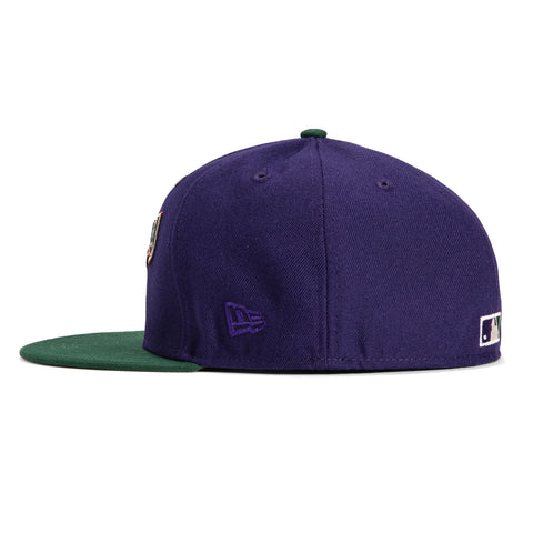 New Era 59Fifty Arizona Diamondbacks Inaugural Patch Word Hat - Purple, Green