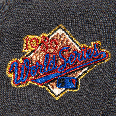 New Era 59Fifty San Francisco Giants 1989 World Series Patch Hat - Graphite, Navy