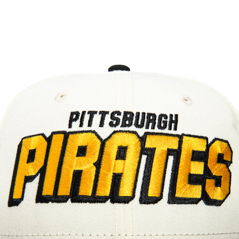 New Era 59Fifty Shadow Draft Pittsburgh Pirates 1997 World Series Patch Hat - White, Black