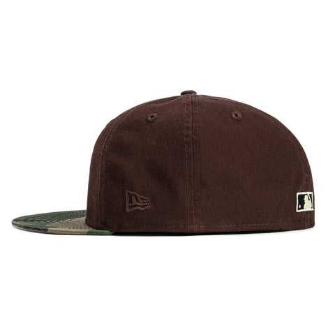 New Era 59Fifty San Diego Padres 25th Anniversary Patch Hat - Brown, Camo