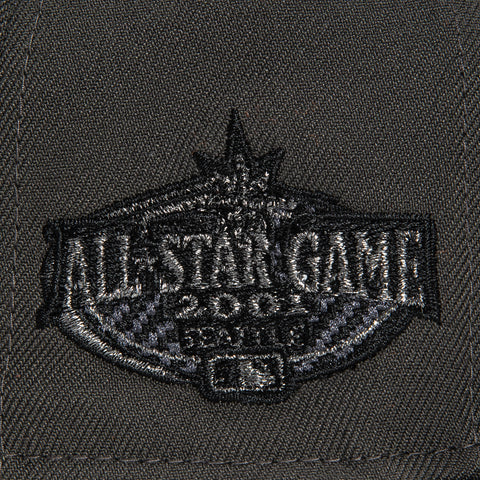 New Era 59Fifty Carbon Seattle Mariners 2001 All Star Game Patch Hat - Graphite