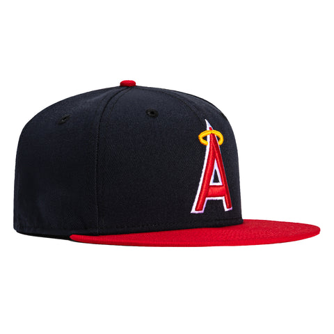 New Era 59Fifty Authentic Collection Los Angeles Angels Alternate Hat - Navy, Red
