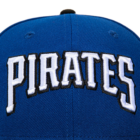 New Era 59Fifty Pittsburgh Pirates Thee Rivers Stadium Patch Word Hat - Royal, Black