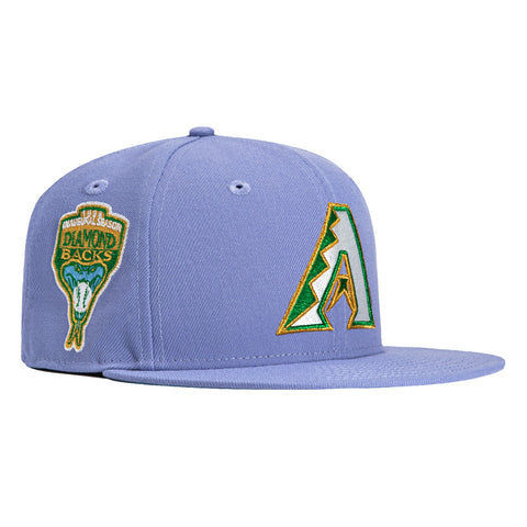 New Era 59Fifty Mahal Arizona Diamondbacks Inaugural Patch A Hat - Lavender