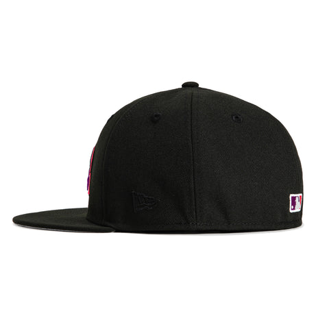 New Era 59Fifty Colorado Rockies 30th Anniversary Patch Mountain Hat - Black, Purple, Infrared