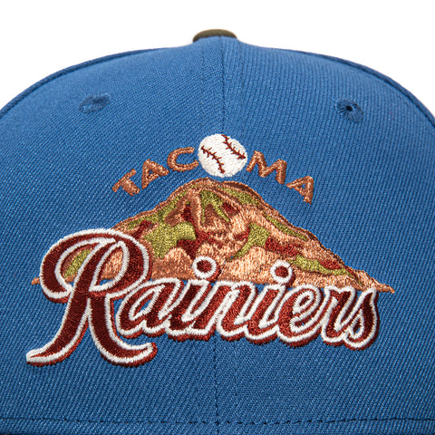 New Era 59Fifty Outdoors Tacoma Rainiers Logo Patch Hat - Indigo, Olive