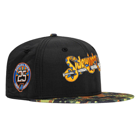 New Era 59Fifty Outdoors Tucson Sidewinders 25th Anniversary Patch Logo Hat - Black, Camo