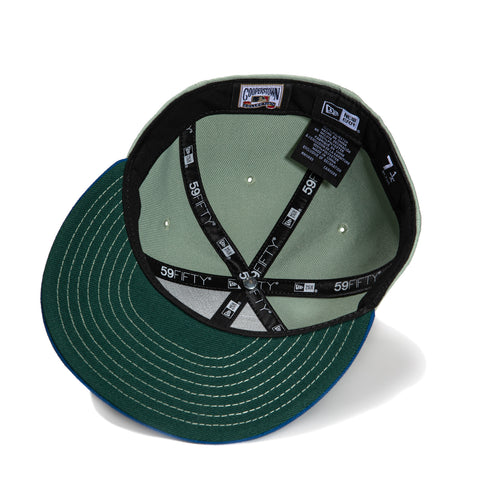 New Era 59Fifty Miami Marlins 25th Anniversary Champions Patch Hat - Everest Green, Royal