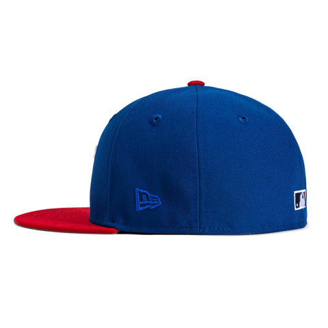 New Era 59Fifty Kansas City Royals 2015 World Series Patch Hat - Royal, Red