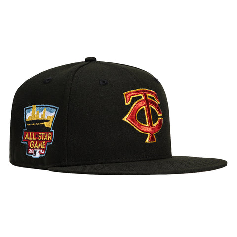 New Era 59Fifty Candy Apple Minnesota Twins 2014 All Star Game Patch Hat - Black, Red