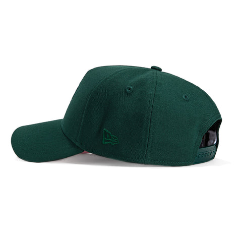 New Era 9Forty A-Frame Oakland Athletics Battle of the Bay Patch Snapback Hat - Green, White