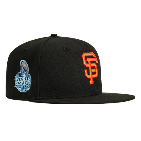 New Era Youth 9Fifty San Francisco Giants 2012 World Series Patch Snapback Hat - Black