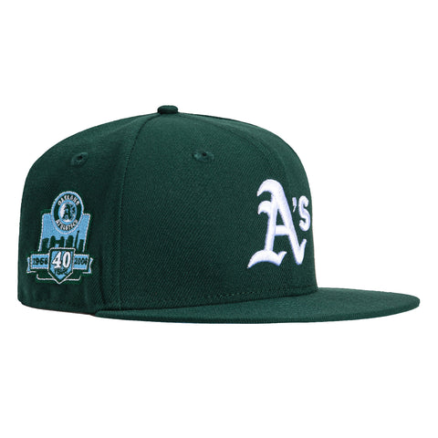 New Era Youth 9Fifty Oakland Athletics 40th Anniversary Patch Snapback Hat - Green