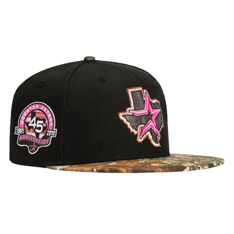 New Era 59Fifty Houston Astros 45th Anniversary Patch Alternate Hat - Black, Realtree