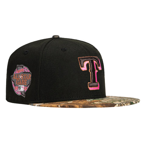 New Era 59Fifty Texas Rangers 2024 All Star Game Patch Hat - Black, Realtree