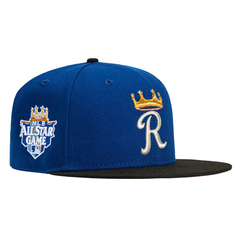New Era 59Fifty Kansas City Royals 2012 All Star Game Patch BP Hat - Royal Black