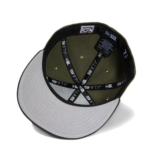 New Era 59Fifty Only Hope New York Yankees 1949 World Series Patch Script Hat - Olive, Graphite