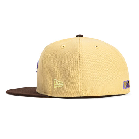 New Era 59Fifty Only Hope Minnesota Twins 2014 All Star Game Patch Word Hat - Tan, Brown