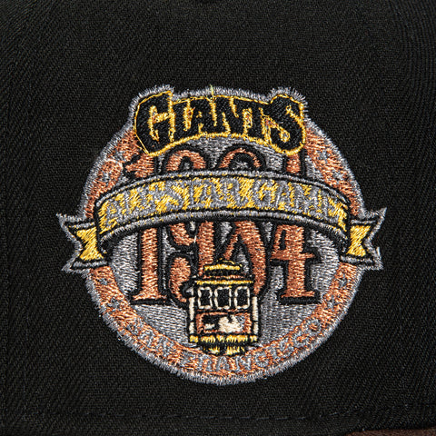 New Era 59Fifty San Francisco Giants 1984 All Star Game Patch Hat - Black, Brown