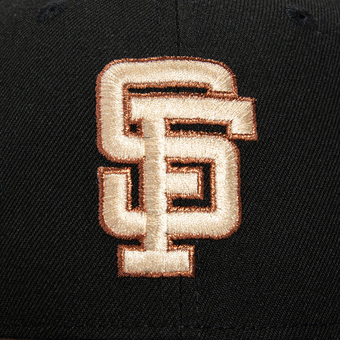 New Era 59Fifty San Francisco Giants 1984 All Star Game Patch Hat - Black, Brown