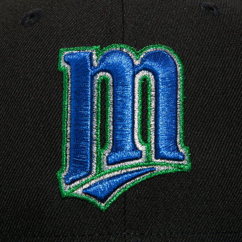 New Era 59Fifty Minnesota Twins 25th Anniversary Patch M Hat - Black, Green