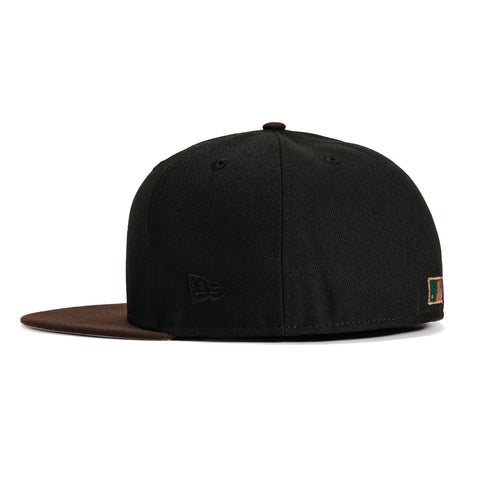 New Era 59Fifty Seattle Mariners 30th Anniversary Patch Hat - Black, Brown, Metallic Copper