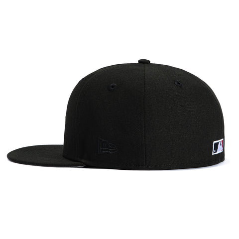 New Era 59Fifty New York Yankees 1999 World Series Patch Heart Hat - Black, White