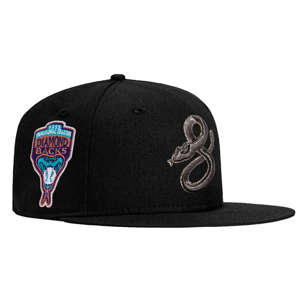 New Era 59Fifty Arizona Diamondbacks Inaugural Patch Hat - Black