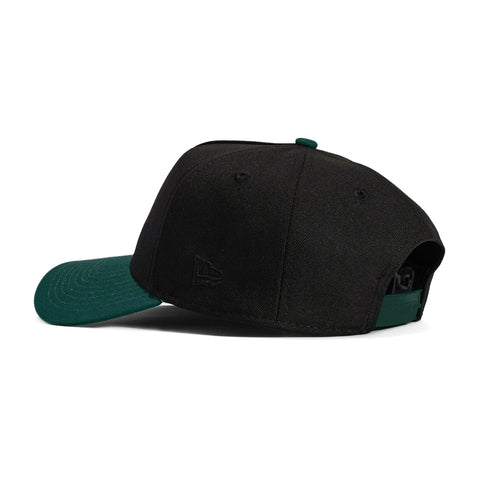 New Era 9Forty A-Frame Seattle Mariners 30th Anniversary Patch Logo Snapback Hat - Black, Green