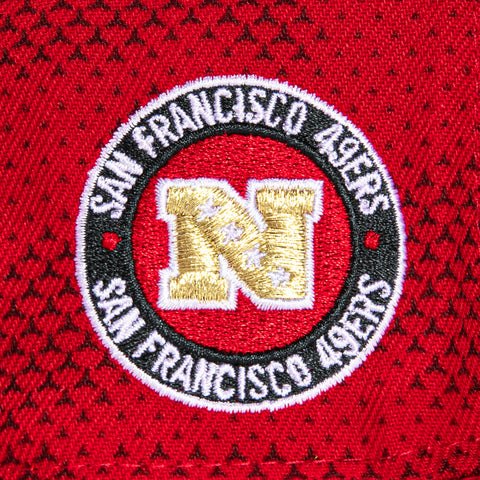 New Era 59Fifty 2024 Sideline San Francisco 49ers National League Patch Hat - Red