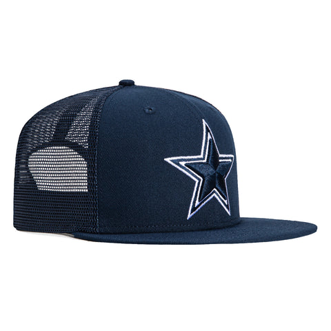 New Era 9Fifty Dallas Cowboys Trucker Snapback Hat - Navy