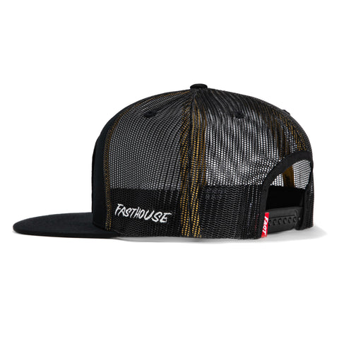 Fasthouse Ignite Trucker Snapback Hat - Black