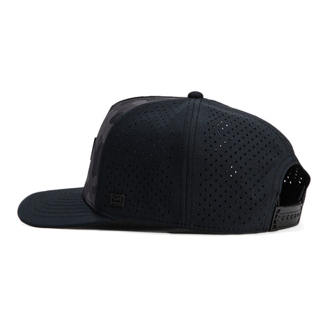 Melin Odyssey Brick Hydro Snapback Hat - Black Camo