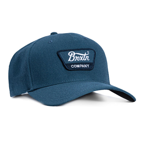 Brixton Linwood Snapback Hat - Navy Brixton