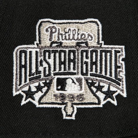 New Era 59Fifty Glow in the Dark Philadelphia Phillies 1996 All Star Game Patch Alternate Hat - Black, White