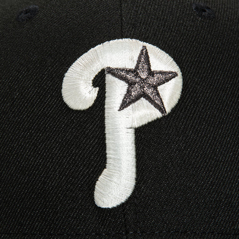 New Era 59Fifty Glow in the Dark Philadelphia Phillies 1996 All Star Game Patch Alternate Hat - Black, White