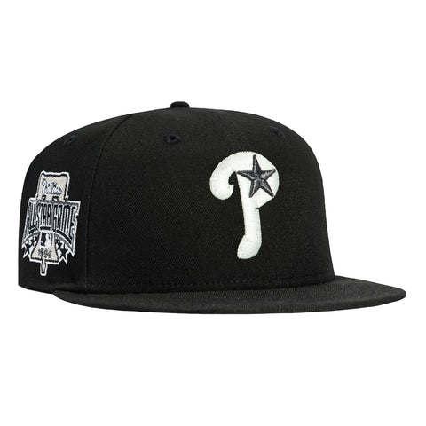 New Era 59Fifty Glow in the Dark Philadelphia Phillies 1996 All Star Game Patch Alternate Hat - Black, White