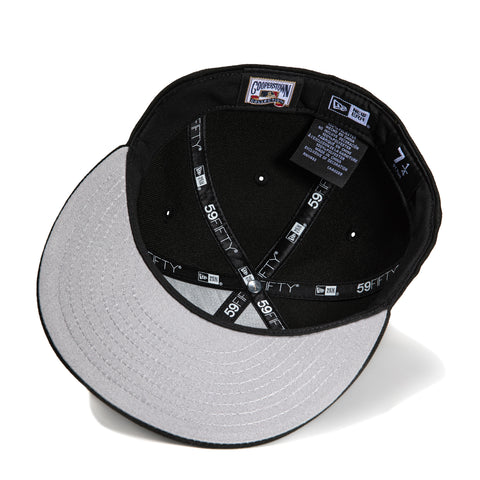 New Era 59Fifty Glow in the Dark Pittsburgh Pirates 2006 All Star Game Patch Word Hat - Black, White