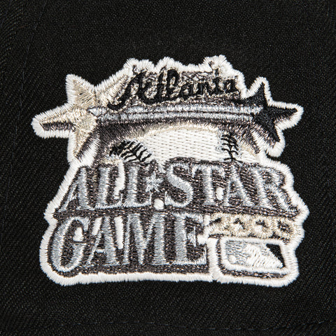 New Era 59Fifty Glow in the Dark Atlanta Braves 2000 All Star Game Patch Hat - Black, White