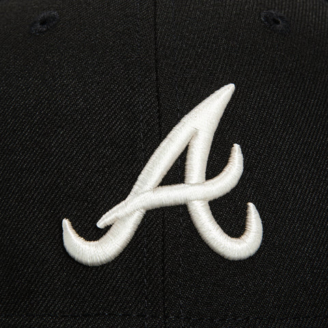 New Era 59Fifty Glow in the Dark Atlanta Braves 2000 All Star Game Patch Hat - Black, White