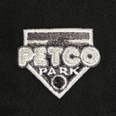 New Era 59Fifty Glow in the Dark San Diego Padres Petco Park Patch Hat - Black, White