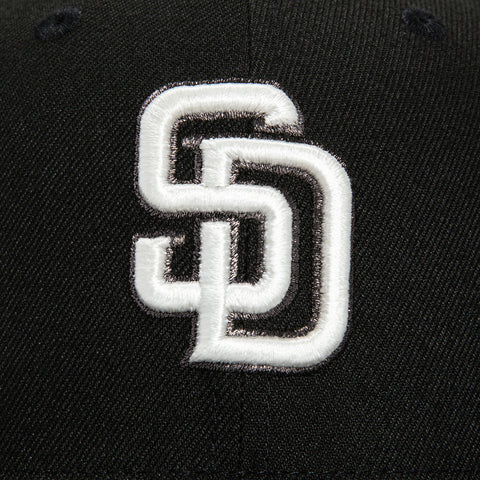 New Era 59Fifty Glow in the Dark San Diego Padres Petco Park Patch Hat - Black, White