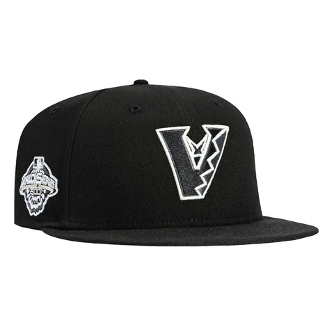New Era 59Fifty Glow in the Dark Arizona Diamondbacks 2001 World Series Patch Upside Down Hat - Black, White