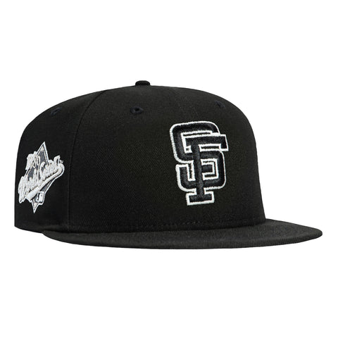 New Era 59Fifty Glow in the Dark San Francisco Giants 1989 World Series Patch Hat - Black, White