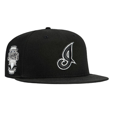 New Era 59Fifty Glow in the Dark Cleveland Guardians Jacobs Field Patch I Hat - Black, White