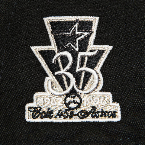 New Era 59Fifty Glow in the Dark Houston Astros 35th Anniversary Patch Hat - Black, White