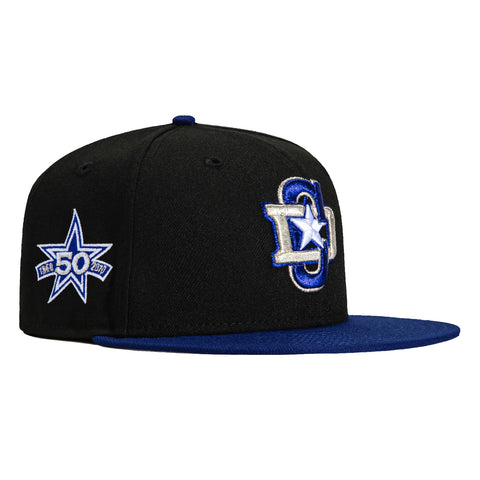 New Era 59Fifty Dallas Cowboys 50th Anniversary Patch City Hat - Black, Royal